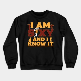 I am saxy and I know it Crewneck Sweatshirt